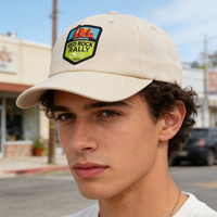 Gorra Trucker de Pana Personalizada de Alta Calidad, 6 Paneles, Logotipo de Montaña Bordado en 3D, Parches Tejidos, Gorra de Béisbol Unisex de Alto Rendimiento