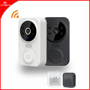 <b>Wireless</b> Smart Doorbell With Wifi <b>Camera</b> Battery Powered Home Security Minimalist Design For Indoor <b>Outdoor</b> Use - Product Image 5