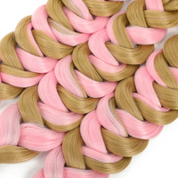 Extensions de cheveux tressés Jumbo sûres, 165g, 41 pouces, trame simple, fibre ignifuge basse température pour le coiffage des femmes noires