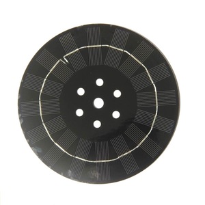 Panneau solaire circulaire de 160 mm de diamètre, laminé, pour utilisation en fontaine - Product Image 1