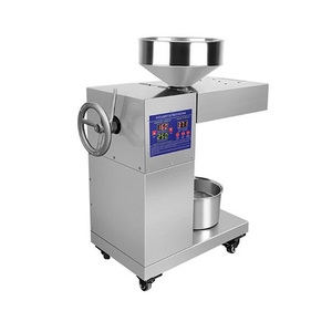 เครื่องสกัดน้ำมันขนาดเล็กสแตนเลสสำหรับใช้ในบ้าน เครื่องสกัดน้ำมันแบบสกรูไฟฟ้า 220V สำหรับวอลนัท/เมล็ดทานตะวัน/มะพร้าว - Product Image 5