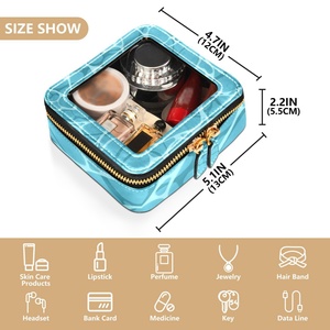 High Quality Customs Zipper <b>Cosmetic</b> Storage <b>Bag</b> Waterproof Portable Travel <b>Large</b> Capacity Wash <b>Cosmetic</b> <b>Bag</b> - Product Image 4