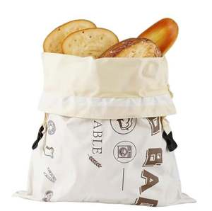 Bolsa de Almacenamiento de Pan Ecológica, Lavable, Mantiene el Pan Fresco, de Algodón y Cera de Abeja - Product Image 2