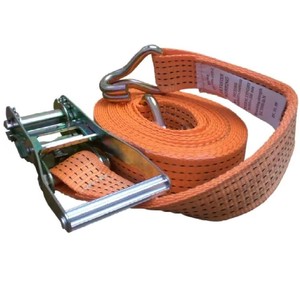 Sangles d'arrimage à cliquet pour camion, sangles d'arrimage à cliquet pour remorque, sangle en polyester avec crochet - Product Image 4