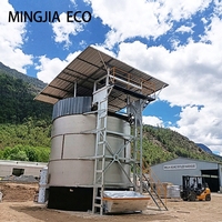 Machine de compostage à cycle court avec réservoir de fermentation intelligent à alimentation automatique en oxygène certifiée CE pour la production d'engrais organique
