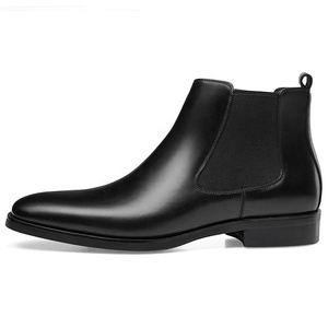 Bottes <span class=keywords><strong>Chelsea</strong></span> pour hommes de haute qualité, bottes à la cheville de créateur pour hommes, cuir, prix de gros, chaussures habillées pour hommes, bottes de soirée, bureau, personnalisées - Product Image 3