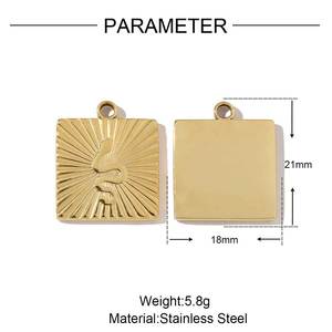 Gioielli di alto livello per le donne di tendenza unico ciondolo riccio carino dolce cane fatto a mano fai da te <span class=keywords><strong>conchiglia</strong></span> di mare ciondoli per collana - Product Image 5