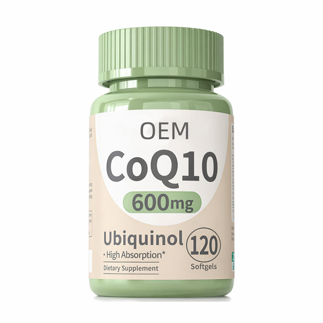 OEM CoQ10 600mg Softgels with Ubiquinol 120 Softgels Dietary Supplement