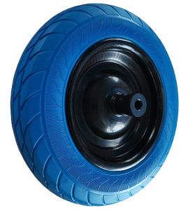 Neumático de espuma de PU maciza 4.80/4.00-8 para carretilla, antipinchazos, con rodamientos de 5/8" y 3/4", para carretilla de mano, carrito de herramientas, negro, 16 pulgadas - Product Image 6