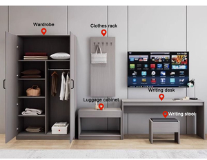 I fabbricanti vendono direttamente negli alberghi di lusso moderni mobili in camera camera, ma anche mobili in legno <span class=keywords><strong>per</strong></span> mobili - Product Image 5