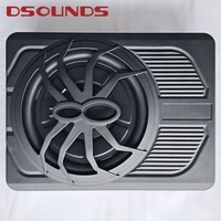 Haut-parleur de subwoofer de voiture actif de 10 pouces à installer sous le siège avec amplificateur, haut-parleur audio actif, subwoofer de voiture, DC 12V, puissance de pointe 1200W