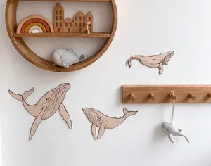 藤条鲸鱼海洋生物海底用于苗圃装饰