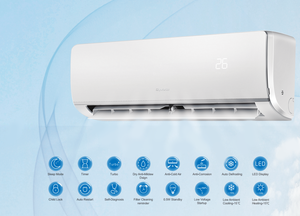 Aire acondicionado inversor dividido serie Delfin montado en la pared Tipo 9K 12K 18K 24K BTU capacidad de refrigeración - Product Image 2