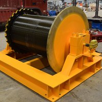 Winch Hidrolik 3 Ton Terpasang di Basis dengan Perlakuan Permukaan Tahan Korosi