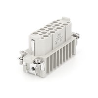ZJHK-enchufe de conector de alta resistencia, Terminal de crimpado de 25 pines, 250V, 10A, conector eléctrico de aviación
