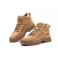 Bottes de Travail Montantes en Daim Unisexe JIANKUN avec Embout de Sécurité Anti-Écrasement en Fer, Chaussures de Sécurité Confortables pour Hommes et Femmes