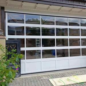 Portes de garage sectionnelles automatiques isolées sur mesure en acier moussé à double paroi à rupture de pont thermique pour villas, fabriquées aux États-Unis (<span class=keywords><strong>CA</strong></span>) - Product Image 6