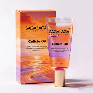 Aceite para Cutículas Orgánico de Doble Capa SAGALAGA con Vitamina E y Aroma a Camelia, Logotipo Personalizado, Hidrata y Fortalece las Uñas, Sin Hexano, Cruelty-Free - Product Image 5