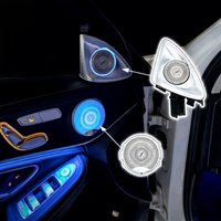 Kit de Luces Ambientales ZYCELA para Benz GLC X253 W253 C205 W205 2015-2022, 64 Colores LED, Sinfonía Inteligente, Compatible con Automóviles de 3-5W, 1 Año de Garantía, 12V