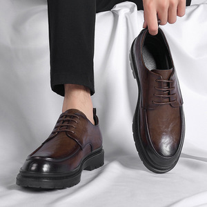 QLFashion main-saisir plate-forme chaussures à la mode robe britannique affaires hommes marié mariage Derby hommes - Product Image 1
