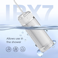 Certifications CE, RoHS, FCC, 3 modes, utilisation en voyage, soin des gencives, élimination de la plaque dentaire, étanche IPX7, rechargeable, irrigateur buccal portable