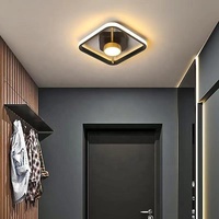 Plafonnier LED encastré au design nordique, nouveau style cyber, en acrylique, pour couloir et entrée, idéal pour l'éclairage d'ambiance.