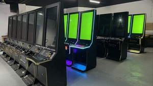 Giá tốt 32inch gỗ kỹ năng trò chơi tủ với thanh ánh sáng với hóa đơn chấp nhận và máy in để bán - Product Image 5