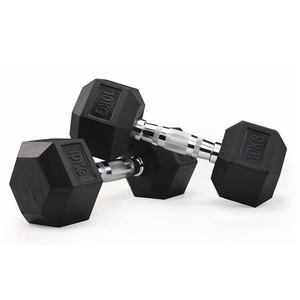 Fabricant de gros Fitness poids libres en caoutchouc Dumbel Gym entraînement haltérophilie <span class=keywords><strong>haltères</strong></span> hexagonaux - Product Image 2
