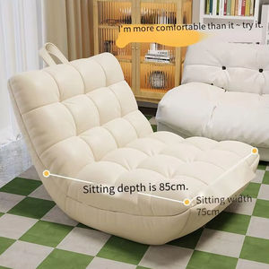 Canapé paresseux qui peut s'allonger et dormir, canapé individuel pour chambre à coucher, <span class=keywords><strong>petit</strong></span> canapé, fauteuil <span class=keywords><strong>de</strong></span> <span class=keywords><strong>salon</strong></span> pour chambre principale, fauteuil <span class=keywords><strong>de</strong></span> <span class=keywords><strong>salon</strong></span> pour <span class=keywords><strong>balcon</strong></span>, tatami - Product Image 4