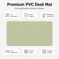 Tapis de table en PVC personnalisé, tapis de bureau antidérapant, résistant à la chaleur, imperméable, protection de table pour salle à manger, bureau, maison, restaurant