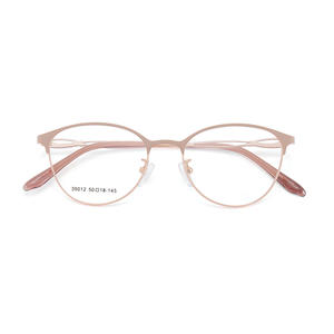 กรอบแว่นตาโลหะรูปวงรี Danyang เลนส์เรซิ่น ดีไซน์เรียบง่าย รุ่น Miss Fall 2025 รหัสสินค้า 35012 - Product Image 5
