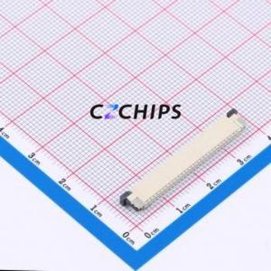 FPC-1.0AX-30PWCR-H25 FFC/FPC Connector SMD,P=1mm,Horizontal Mount Connector Drawer Type Bottom Contact 30P 1mm - Product Image 2