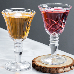 Copo de Cristal Vintage de 53ml para Casamento Europeu, Taça de Coquetel Personalizada com Cor Gravada - Product Image 5