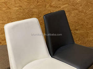 Modern Elegant Luxury French European Design High Quality Leather Adjustable Extendable Dining Chair Durable Home Furniture - Product Image 3