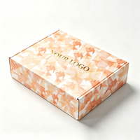 Boîte en carton ondulé personnalisée, résistante à l'usure, estampée à chaud, pour cadeau