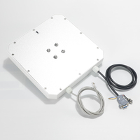 Lector RFID UHF Integrado Ajustable de 18~26dBm con Antena Integrada de 9dBi y Largo Alcance de 10m para Gestión de Estacionamientos