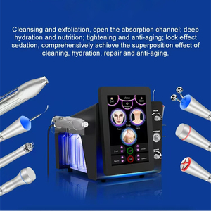 Alta calidad 7 1 Hydra Oxygen Jet Dermabrasion Aqua Peeling Beauty Face Salon Equipment Limpieza profunda de poros de alta frecuencia - Product Image 4