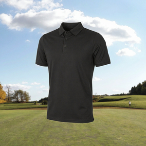 Chemise décontractée marine de haute qualité, colorée, unisexe, respirante, à manches courtes, col à revers, personnalisable ODM, pour le golf, 100 % polyester - Product Image 3