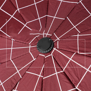 Ô Dù Kẻ Sọc Kẻ Sọc Kẻ Ô Lớn 10K Phủ Đen Giá Rẻ Có Thể Gấp Lại Bán Sỉ DD1245 - Product Image 6