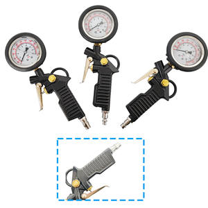 Manomètre de pression d'air industriel de haute précision 0~230 PSI, qualité professionnelle avec réponse rapide pour compresseur d'air et gonfleur de pneus - Product Image 4