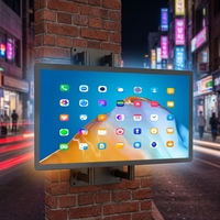 Écran publicitaire numérique sans cadre de 32 pouces, système d'exploitation Android 6, écran tactile IPS FHD, tablette commerciale
