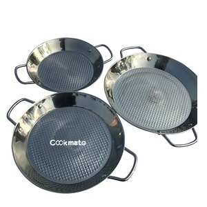 2024 New Hot Selling Spain Mini <strong>Paella</strong> Pot <strong>Pan</strong> <strong>Cooking</strong> <strong>Pan</strong> for Hotel and Restaurant - Product Image 1