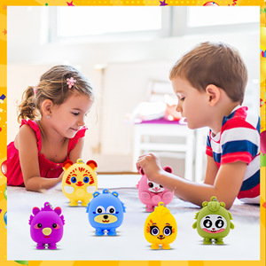 Jouets à presser Bulles 3D Animaux Pop, Jouets Fidget Kawaii, Porte-clés sensoriels à presser pour adultes et enfants, Cadeau - Product Image 3