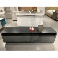 NOVA Desain Sederhana Dudukan Tv Modern Berdiri Kayu Dinding Unit TV Konsol Kabinet TV