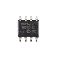 MCP1407-E/SN 6A Driver Gerbang MOSFET Non-Inverting Kecepatan Tinggi 4.5V hingga 18V SOIC8 untuk Kontrol Motor Catu Daya