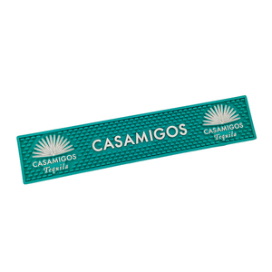 Tapis de bar en PVC <span class=keywords><strong>Casamigos</strong></span> <span class=keywords><strong>Tequila</strong></span>, tapis de bar en caoutchouc imprimé sur mesure, tapis antidérapant pour comptoir de bar, pub à domicile, usage commercial - Product Image 1