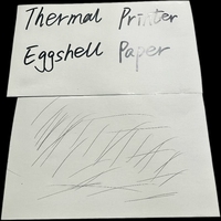 Nueva impresora térmica, pegatina de cáscara de huevo, papel adhesivo de seguridad destructible, etiqueta de vinilo troquelada, etiqueta de advertencia de supermercado