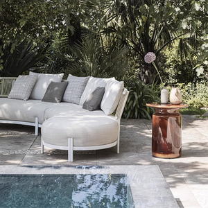 Canapé d'extérieur en <span class=keywords><strong>rotin</strong></span> pour hôtel, ensemble de canapés de jardin en métal, canapé moderne en bois pour <span class=keywords><strong>salon</strong></span>, <span class=keywords><strong>rotin</strong></span> / osier - Product Image 4