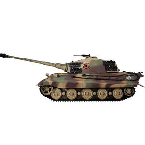 Tanque Henglong 3888A-1 1/16 <span class=keywords><strong>RC</strong></span>, Tanque Militar de Metal, Eléctrico, de Combate, Modelo Alemán <span class=keywords><strong>King</strong></span> <span class=keywords><strong>Tiger</strong></span>, con Humo, Balas BB, Batería Lipo de 7.4V, 30m - Product Image 1