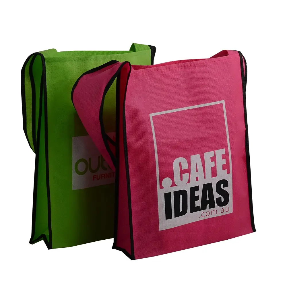 Personalizado impresso reutilizável preço barato polipropileno tecido shopping bag t shirt saco não-tecido tote bag